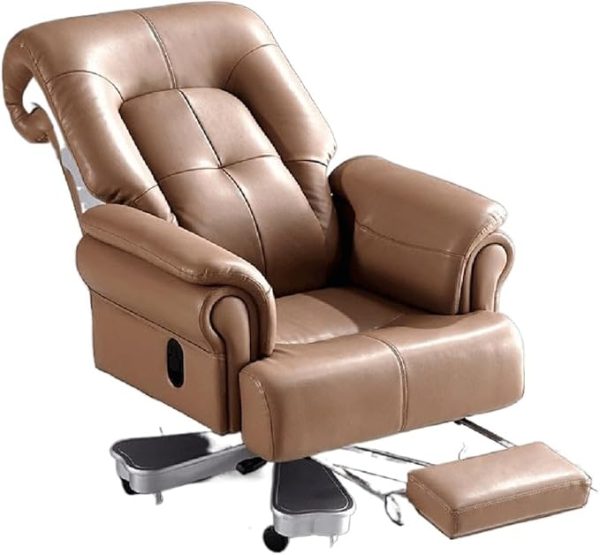 Office Chair Fully Reclining Executive Leather Chair(E)