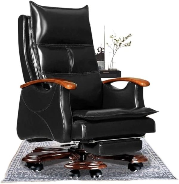 Administrative Office Chair with Footstool Can Be Laid with Large Backrest(E)