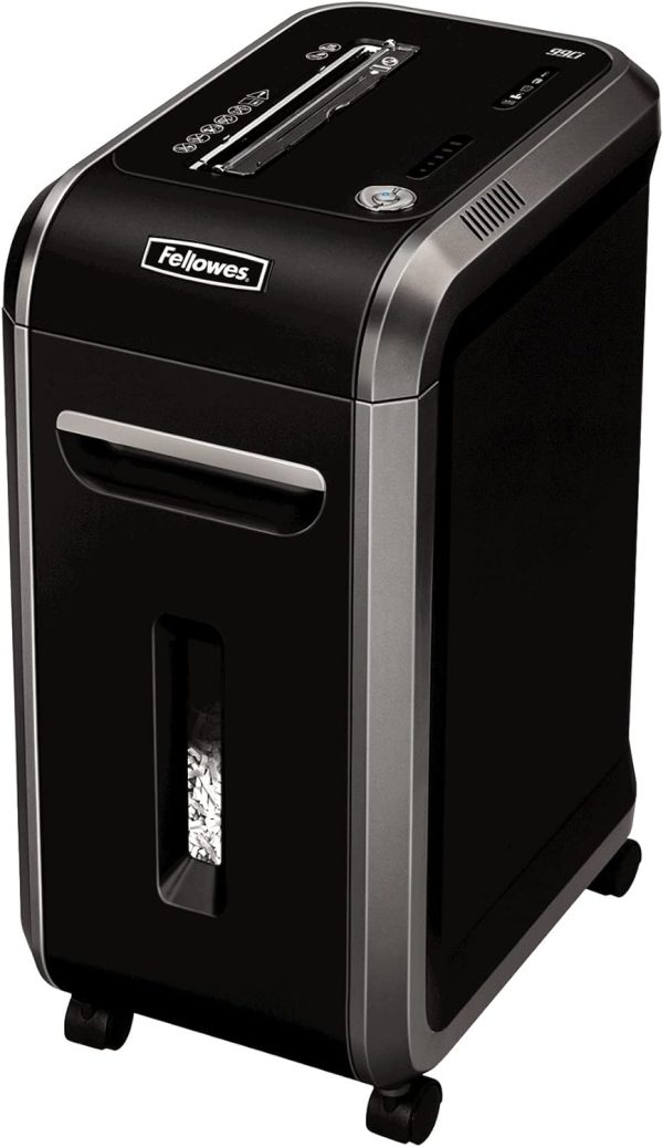 Fellowes ‎Powershred 99Ci 18-Sheet 100% Jam-Proof Crosscut Paper Shredder for Office and Home, Black/Gray 3229901