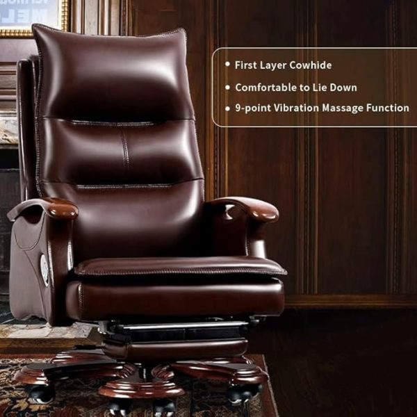 Administrative Office Chair with Footstool Can Be Laid with Large Backrest(E) - Image 5