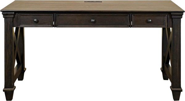 Martin Furniture Traditional Wood Writing, Dark Brown Desk